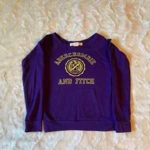 Abercrombie & Fitch Purple Sweatshirt Ladies Size S